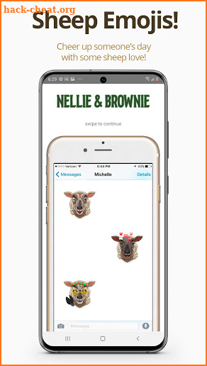 Sheep Emojis - Nellie and Brownie from Topsy Farms screenshot
