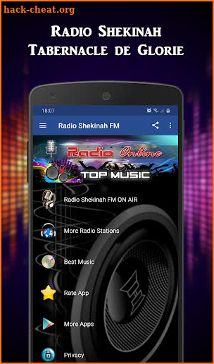 Shekinah Radio Tabernacle de Gloire screenshot