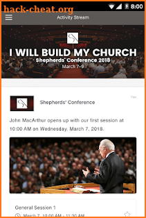 Shepherds Conference 2018 screenshot