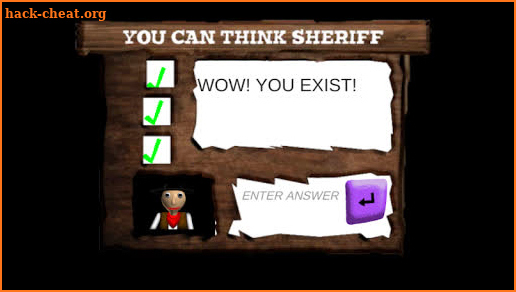 Sheriff Math Teacher In Wild West Mod Scary Hunter screenshot