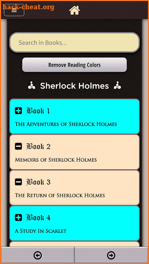 Sherlock Holmes and All Books screenshot