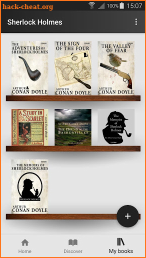 Sherlock Holmes free books screenshot