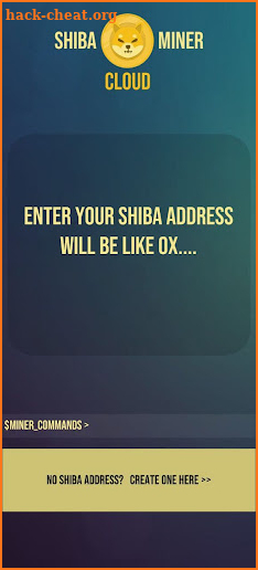 SHIBA CLOUD MINER screenshot