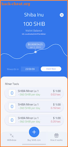 Shiba Inu - SHIB miner screenshot
