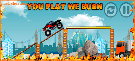 Shiba Truck-The Coin Burn Game screenshot