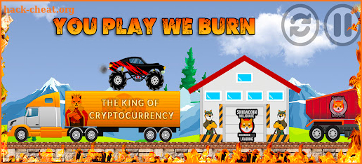 Shiba Truck-The Coin Burn Game screenshot