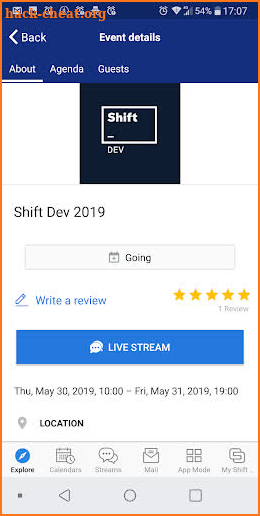 Shift Dev screenshot