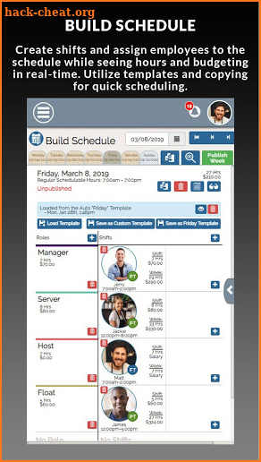 SHIFTR Employee Scheduling and Time Clock screenshot