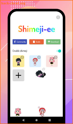 Shimeji-ee screenshot