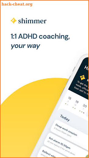 Shimmer: ADHD Coaching screenshot