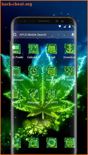 Shine Green Leaf Theme & HD wallpapers screenshot