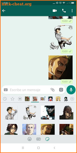 Shingeki no - Kyojin Anime Stickers for WhatsApp screenshot