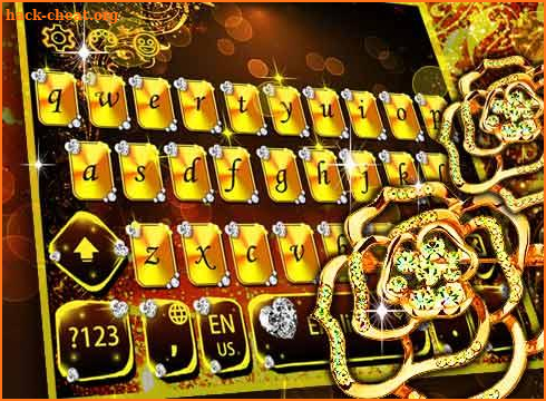 Shining Diamond Keyboard Theme screenshot