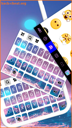 Shining Moon Keyboard Theme screenshot