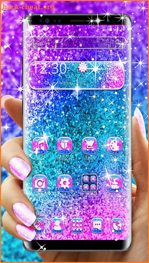 Shining Sparkle Glitter Theme screenshot