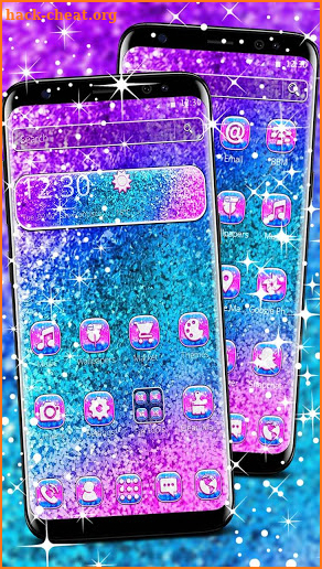 Shining Sparkle Glitter Theme screenshot