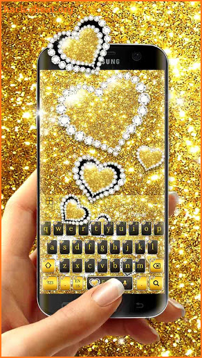 Shiny Diamond Love Keyboard screenshot