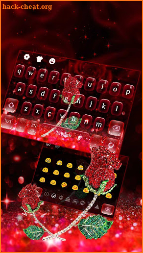 Shiny Diamond Rose Keyboard screenshot