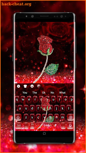 Shiny Diamond Rose Keyboard screenshot