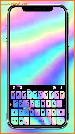 Shiny Laser Keyboard Theme screenshot