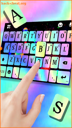 Shiny Laser Keyboard Theme screenshot