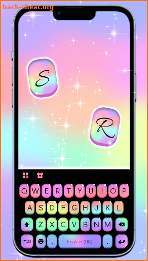 Shiny Rainbow Button Themes screenshot