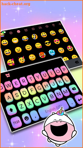Shiny Rainbow Button Themes screenshot