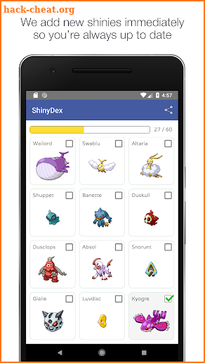 ShinyDex for Pokémon GO screenshot