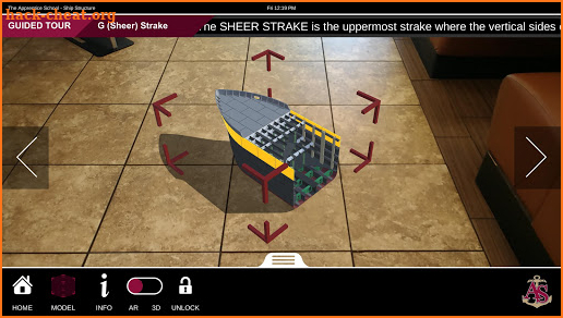 Ship Structure - learn ship terminology using AR screenshot