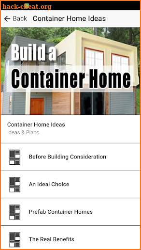 Shipping Container House Plans & Ideas screenshot