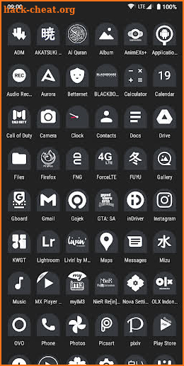 Shiroimono Adaptive icon packs screenshot
