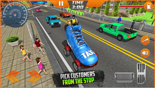 Shoes Taxi Driving Simulator: City Ride screenshot