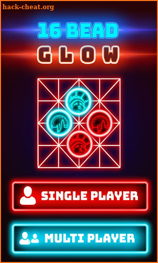 Sholo Guti: Bead 16 Glow - 2019 Free Board Games screenshot