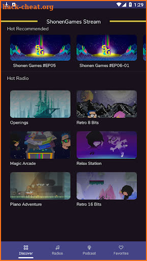 Shonen Games Podcast/Radio screenshot
