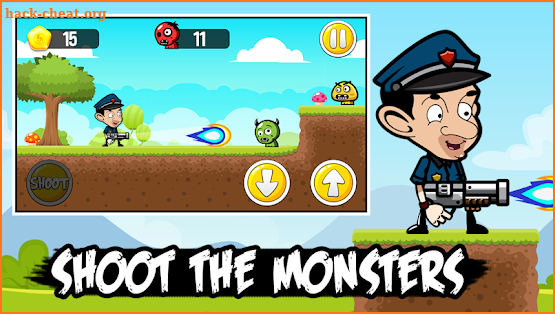 Shooter Mr Bean The Policeman Adventures Game screenshot