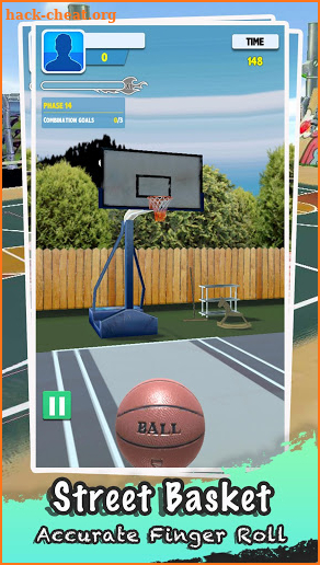 Shooting Basketball-Master Throw Ball Challenge screenshot