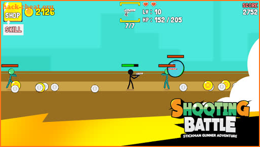 Shooting Battle: Stickman Gunner Adventure screenshot