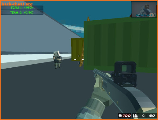 Shooting Blocky Combat Swat GunGame Survival screenshot