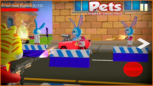 Shooting Pets Sniper - 3D Pixel Gun games for Kids screenshot