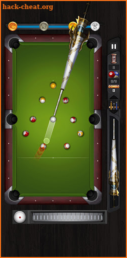 Shooting Pool-relax 8 ball billiards screenshot