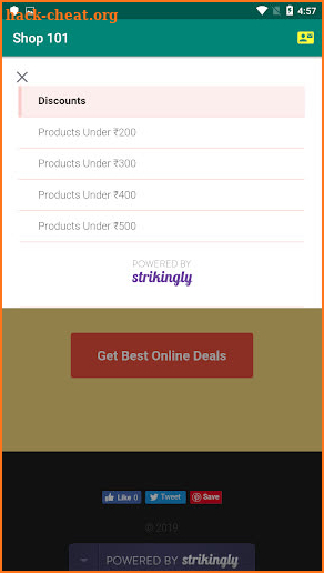 Shop 101 - Free Online Shopping App screenshot