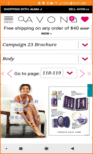 Shop Avon Online by Alma screenshot