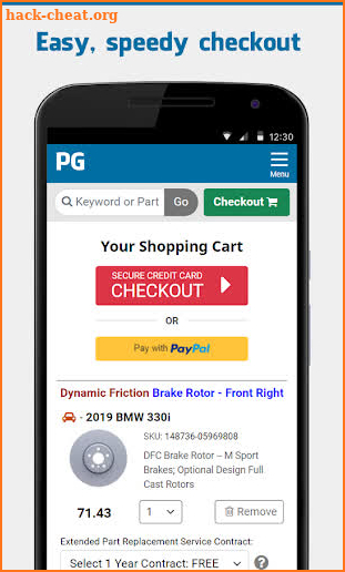 Shop for Parts Geek screenshot