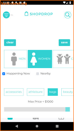ShopDrop Sample Sales screenshot