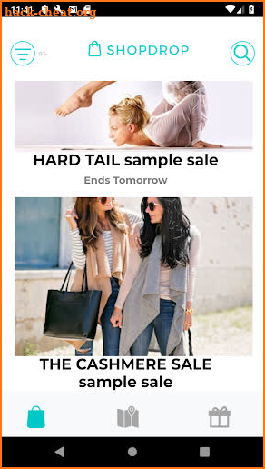 ShopDrop Sample Sales screenshot