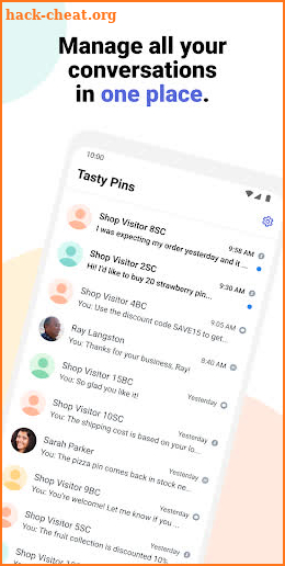 Shopify Ping: Free Business Chat screenshot