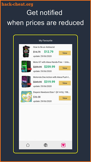 Shopping assistant with price tracker for amazon screenshot