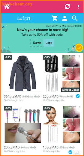 Shopping Browser For Wish: smart shopping screenshot