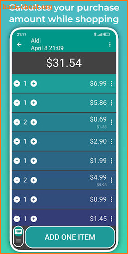 Shopping Calculator screenshot