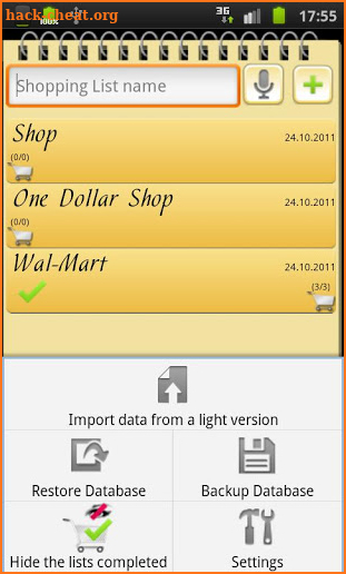 Shopping List+ screenshot